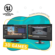 Unreal Engine 4. Игровой движок - КИБЕРшкола программирования для детей, компьютерные курсы для школьников, начинающих и подростков - KIBERone г. Омск