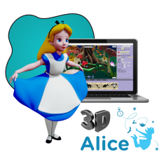 Alice 3d - КИБЕРшкола программирования для детей, компьютерные курсы для школьников, начинающих и подростков - KIBERone г. Омск