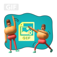 Gif-анимация - КИБЕРшкола программирования для детей, компьютерные курсы для школьников, начинающих и подростков - KIBERone г. Омск