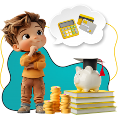 Финансовый интеллект вместе KIBERone - КИБЕРшкола программирования для детей, компьютерные курсы для школьников, начинающих и подростков - KIBERone г. Омск