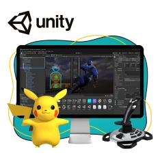 Мир игр на Unity 2D на популярном движке + AI-помощники - КИБЕРшкола программирования для детей, компьютерные курсы для школьников, начинающих и подростков - KIBERone г. Омск
