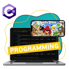 Программирование на C#. Удивительный мир 2D-игр - КИБЕРшкола программирования для детей, компьютерные курсы для школьников, начинающих и подростков - KIBERone г. Омск