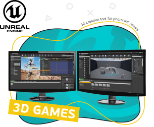 Unreal Engine 4. Игровой движок - Школа программирования для детей, компьютерные курсы для школьников, начинающих и подростков - KIBERone г. Омск