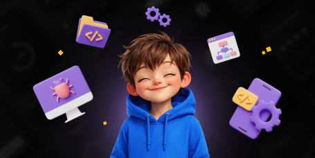 Идеальный сайт с нуля: код, дизайн и AI-помощник - КИБЕРшкола программирования для детей, компьютерные курсы для школьников, начинающих и подростков - KIBERone г. Омск